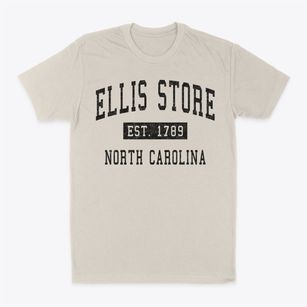 Ellis Store North Carolina Classic Established Classic Dad T-Shirt