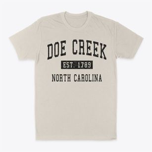 Doe Creek North Carolina Classic Established Classic Dad T-Shirt