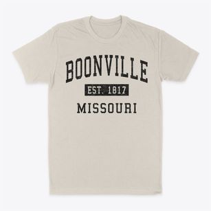 Boonville Missouri Classic Established Classic Dad T-Shirt
