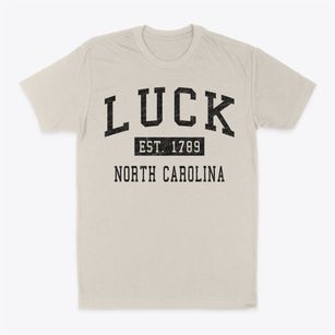 Luck North Carolina Classic Established Classic Dad T-Shirt