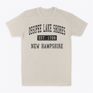 Ossipee Lake Shores New Hampshire Classic Established Classic Dad T-Shirt