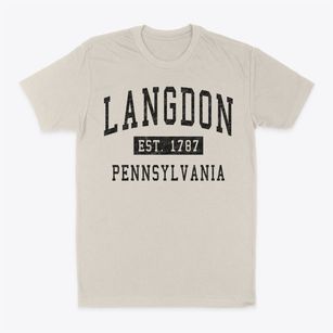 Langdon Pennsylvania Classic Established Classic Dad T-Shirt