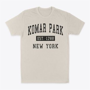 Komar Park New York Classic Established Classic Dad T-Shirt