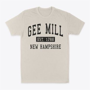 Gee Mill New Hampshire Classic Established Classic Dad T-Shirt