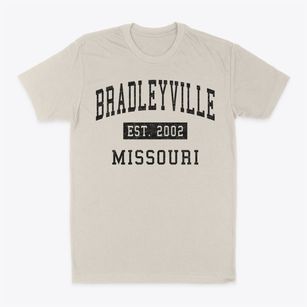 Bradleyville Missouri Classic Established Classic Dad T-Shirt