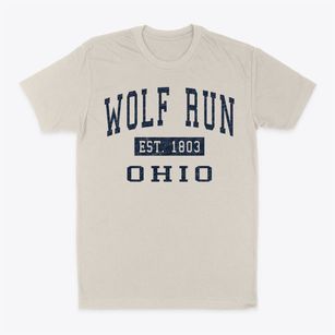 Wolf Run Ohio Classic Established Classic Dad T-Shirt
