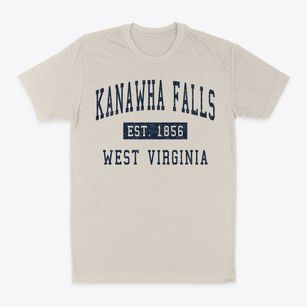 Kanawha Falls West Virginia Classic Established Classic Dad T-Shirt