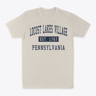 Locust Lakes Village Pennsylvania Classic Established Classic Dad T-Shirt