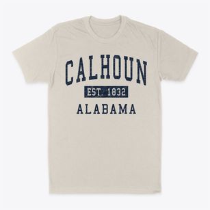 Calhoun Alabama Classic Established Classic Dad T-Shirt