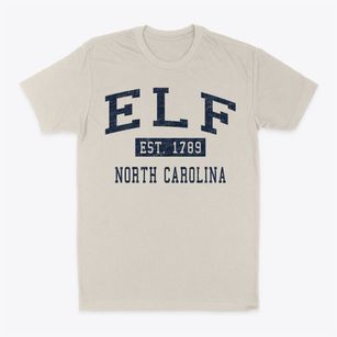 Elf North Carolina Classic Established Classic Dad T-Shirt
