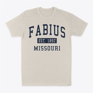 Fabius Missouri Classic Established Classic Dad T-Shirt