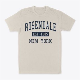 Rosendale New York Classic Established Classic Dad T-Shirt