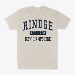 Rindge New Hampshire Classic Established Classic Dad T-Shirt