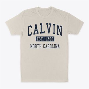 Calvin North Carolina Classic Established Classic Dad T-Shirt