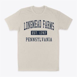 Longmead Farms Pennsylvania Classic Established Classic Dad T-Shirt