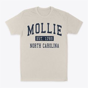 Mollie North Carolina Classic Established Classic Dad T-Shirt