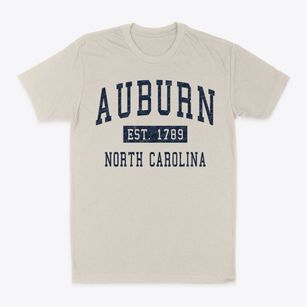 Auburn North Carolina Classic Established Classic Dad T-Shirt