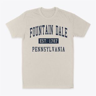 Fountain Dale Pennsylvania Classic Established Classic Dad T-Shirt