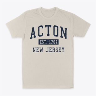 Acton New Jersey Classic Established Classic Dad T-Shirt