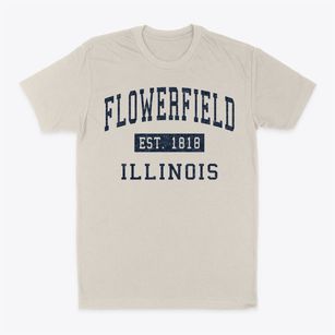 Flowerfield Illinois Classic Established Classic Dad T-Shirt
