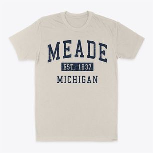 Meade Michigan Classic Established Classic Dad T-Shirt
