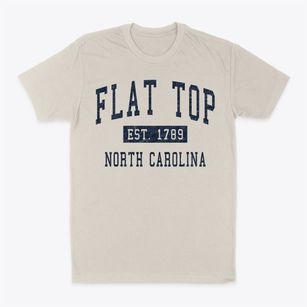 Flat Top North Carolina Classic Established Classic Dad T-Shirt