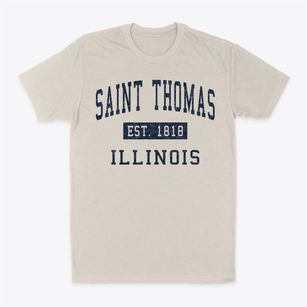 Saint Thomas Illinois Classic Established Classic Dad T-Shirt
