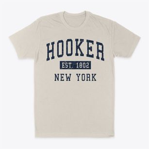 Hooker New York Classic Established Classic Dad T-Shirt