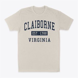 Claiborne Virginia Classic Established Classic Dad T-Shirt
