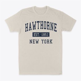 Hawthorne New York Classic Established Classic Dad T-Shirt