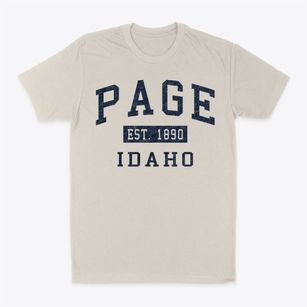 Page Idaho Classic Established Classic Dad T-Shirt