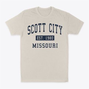 Scott City Missouri Classic Established Classic Dad T-Shirt