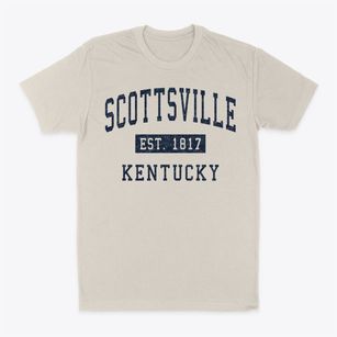 Scottsville Kentucky Classic Established Classic Dad T-Shirt