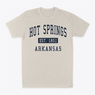 Hot Springs Arkansas Classic Established Classic Dad T-Shirt