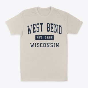 West Bend Wisconsin Classic Established Classic Dad T-Shirt