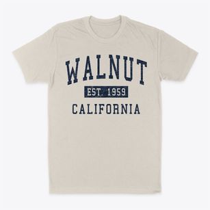 Walnut California Classic Established Classic Dad T-Shirt