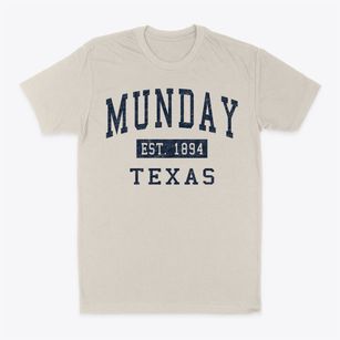 Munday Texas Classic Established Classic Dad T-Shirt