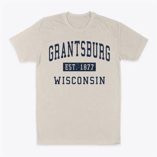 Grantsburg Wisconsin Classic Established Classic Dad T-Shirt