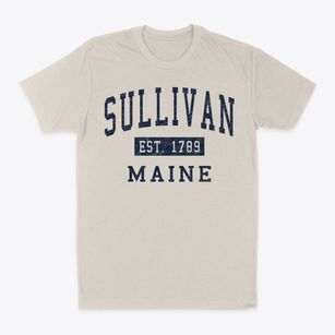 Sullivan Maine Classic Established Classic Dad T-Shirt