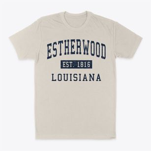 Estherwood Louisiana Classic Established Classic Dad T-Shirt