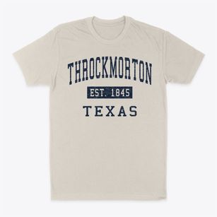 Throckmorton Texas Classic Established Classic Dad T-Shirt