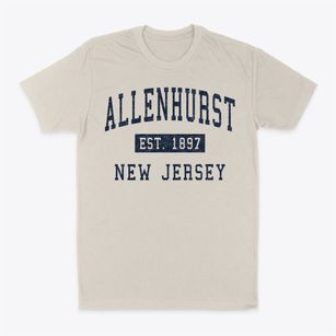 Allenhurst New Jersey Classic Established Classic Dad T-Shirt