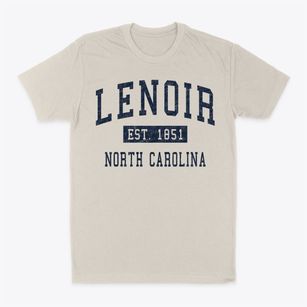 Lenoir North Carolina Classic Established Classic Dad T-Shirt