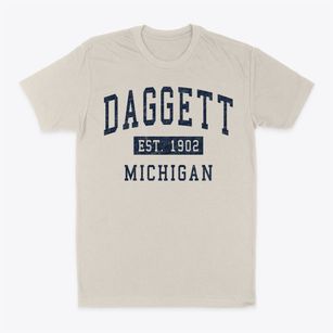 Daggett Michigan Classic Established Classic Dad T-Shirt