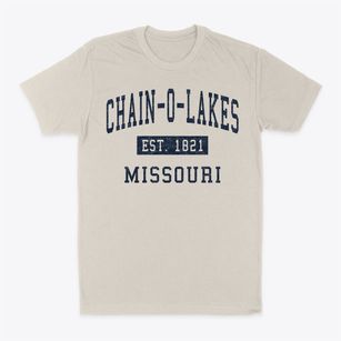 Chain-o-lakes Missouri Classic Established Classic Dad T-Shirt