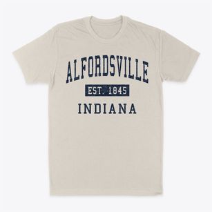 Alfordsville Indiana Classic Established Classic Dad T-Shirt