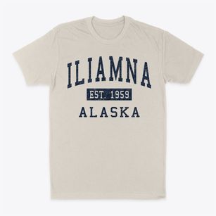Iliamna Alaska Classic Established Classic Dad T-Shirt