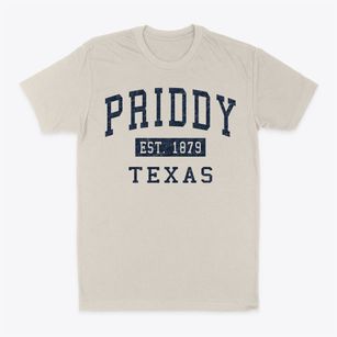 Priddy Texas Classic Established Classic Dad T-Shirt