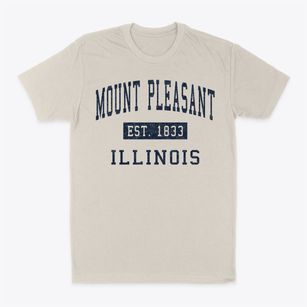 Mount Pleasant Illinois Classic Established Classic Dad T-Shirt