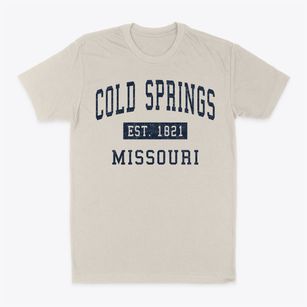 Cold Springs Missouri Classic Established Classic Dad T-Shirt
